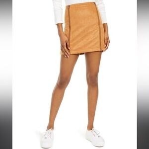Tinseltown NWOT Faux Suede Skirt